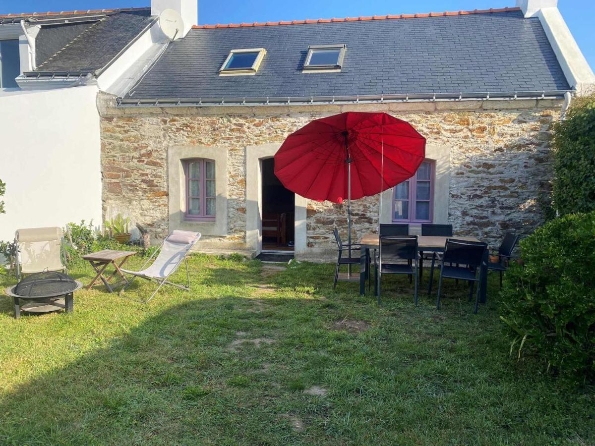 Charmante Maison En Pierre Avec Jardin A Bangor, A 1500 M De La Plage De Vazen - Fr-1-418-157 Exterior foto